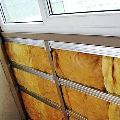 Фото минеральной ватой Минеральной ватой